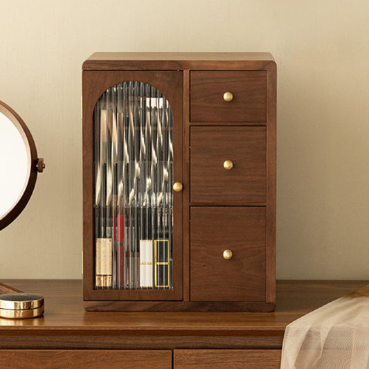 Wooden Makeup and Cosmetic Organizer with Drawers SKU 53006