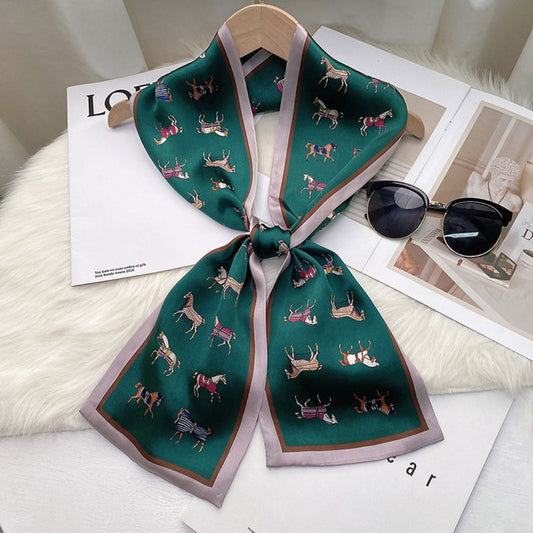 100% Mulberry Silk Scarf 57 x 6 Inches 88012