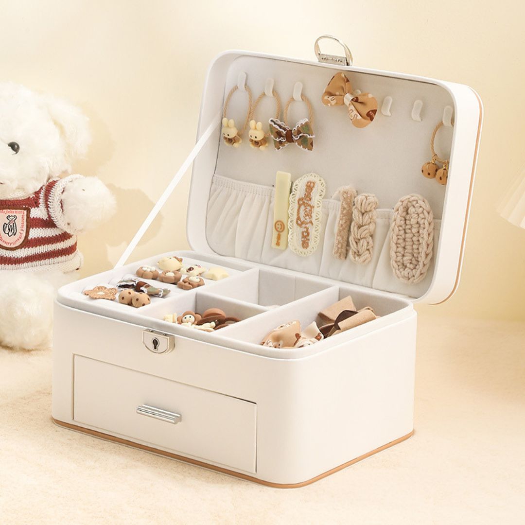 Cute Cat Face Jewelry Box for Girls SKU 21093