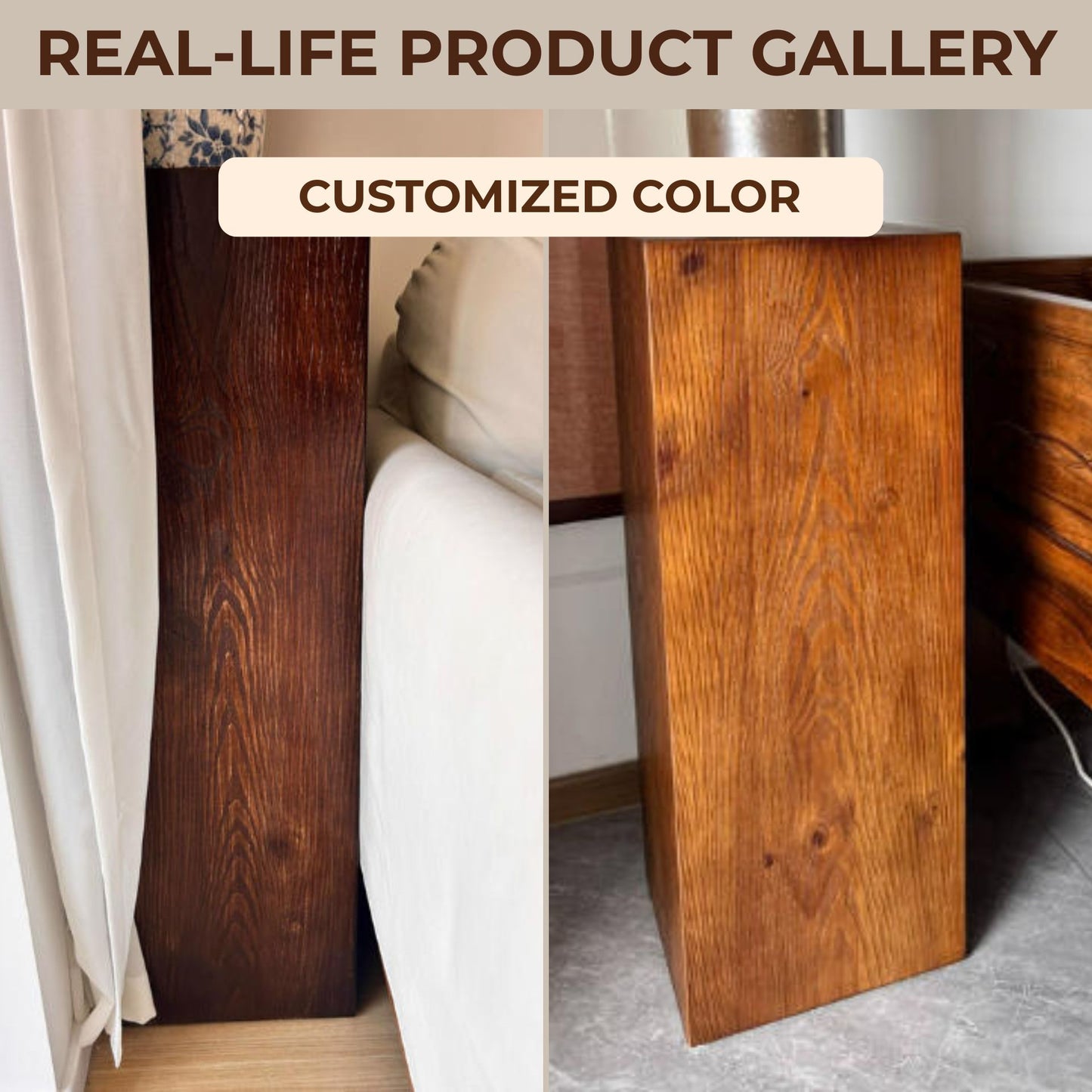 Wooden Pedestal Stand Riser with Hollow Interior SKU 10026