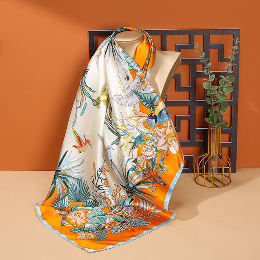100% Mulberry Silk Scarf 27 x 27 Inches 88003