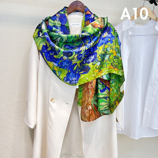 100% Mulberry Silk Scarf 70 x 25 Inches 88017
