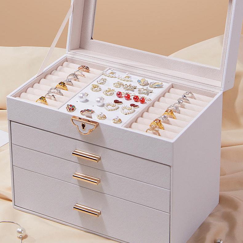 Large Four Layer Jewelry Box SKU 21105