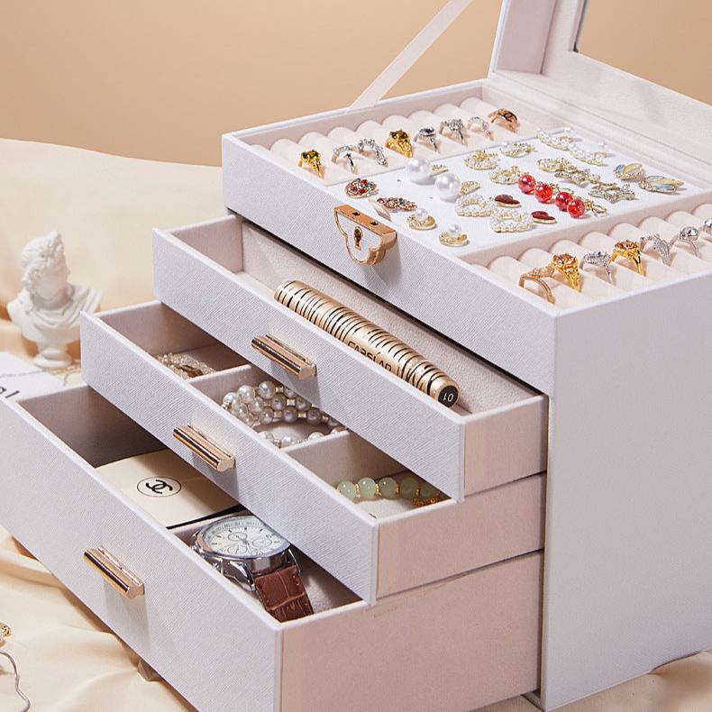 Large Four Layer Jewelry Box SKU 21105