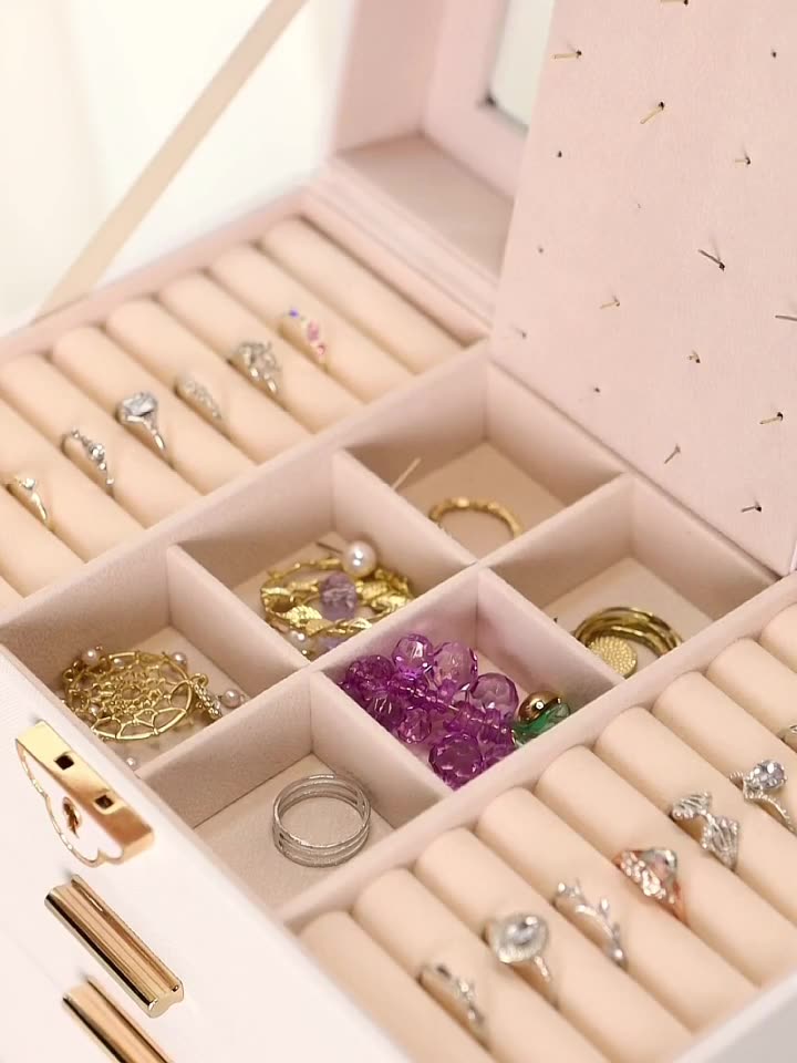 Large Four Layer Jewelry Box SKU 21105