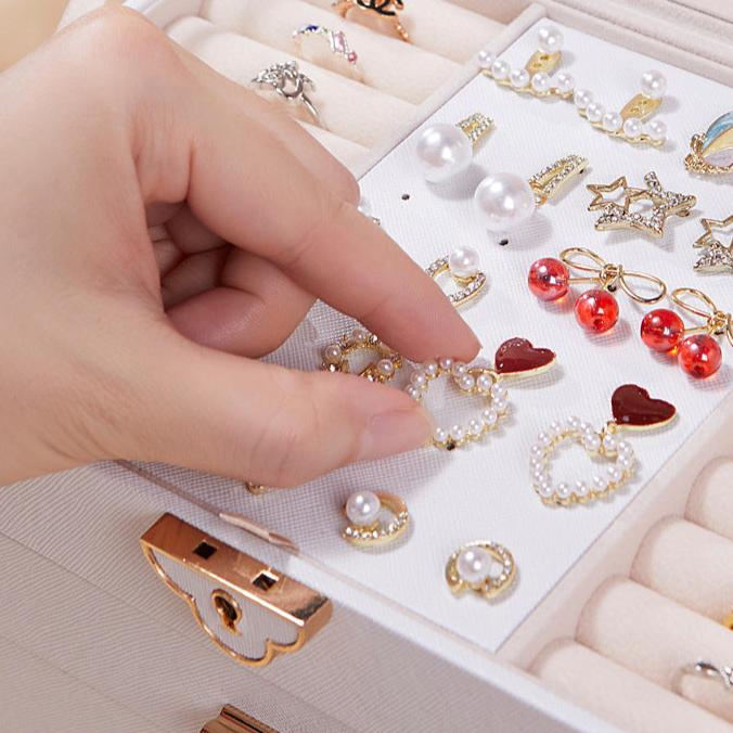 Large Four Layer Jewelry Box SKU 21105