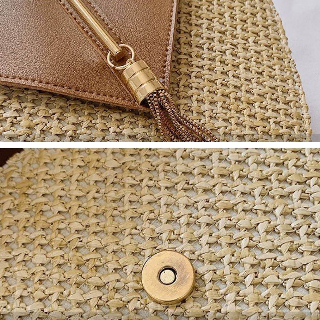 Women's Crossbody Bag Cute Straw Shoulder Bag SKU 83008