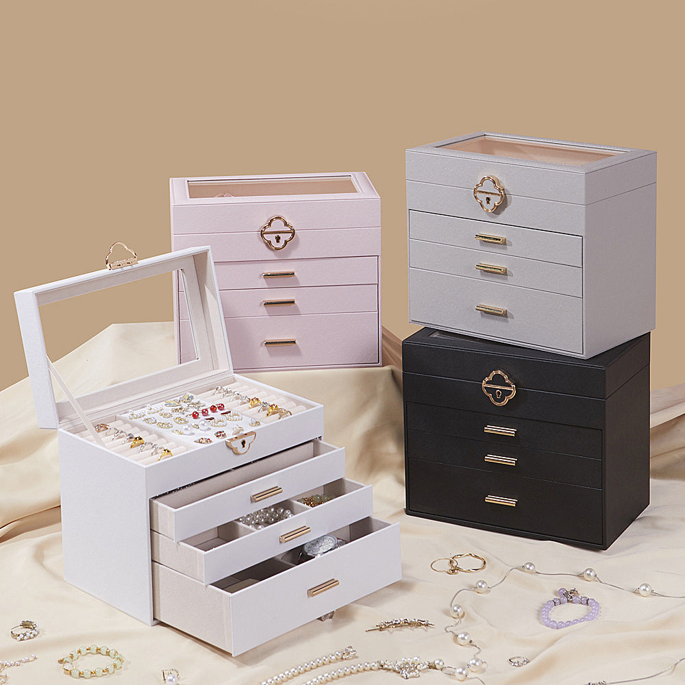 Large Four Layer Jewelry Box SKU 21105
