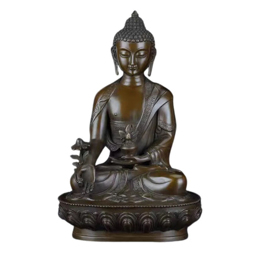 Buddha Trinity (Shakyamuni, Medicine, Amitabha) Brass Statue 33001