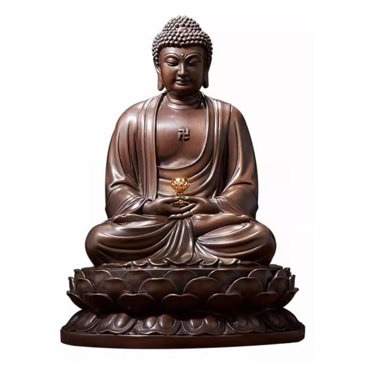 Buddha Trinity (Shakyamuni, Medicine, Amitabha) Brass Statue 33004