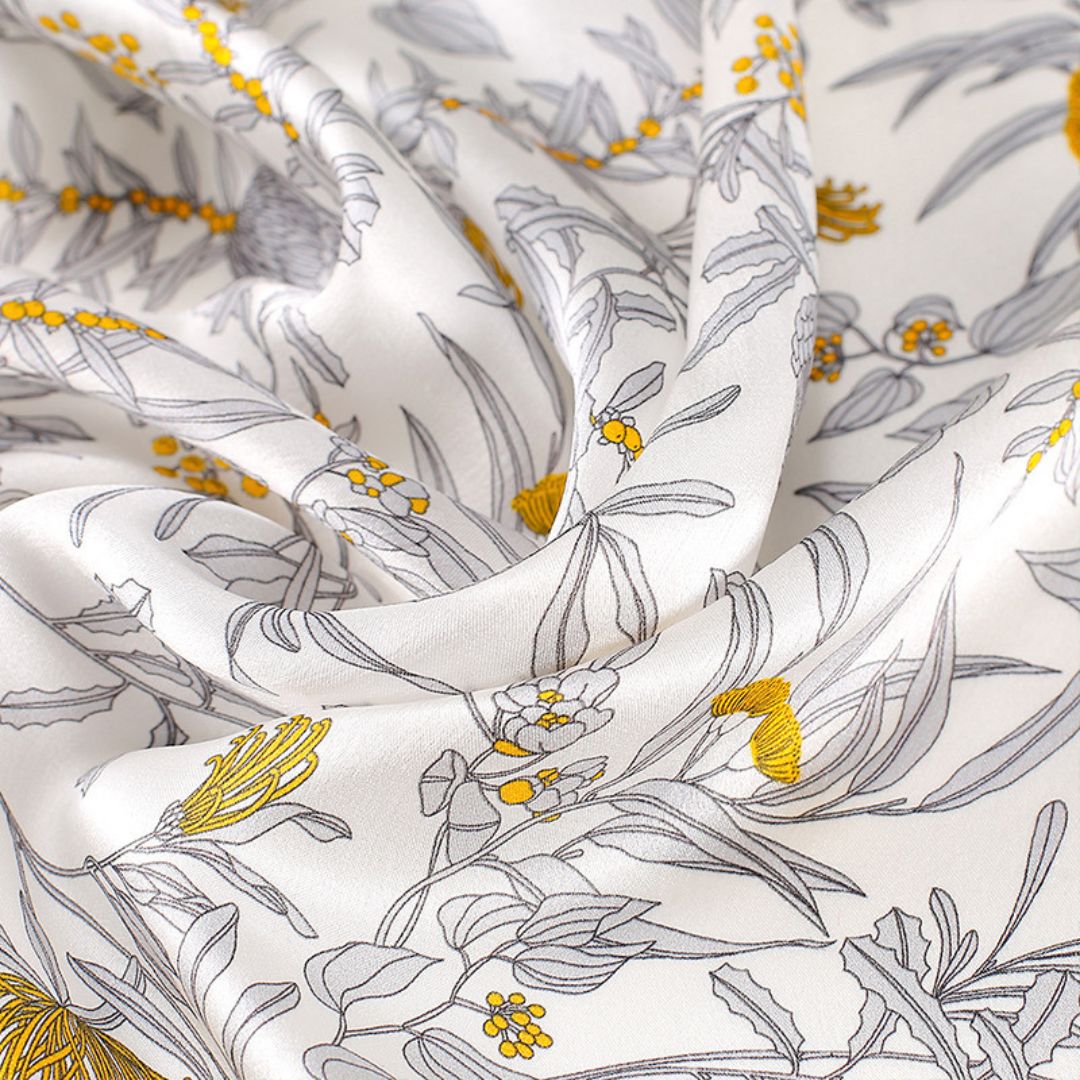 100% Mulberry Silk Scarf 21 x 21 Inches 88006