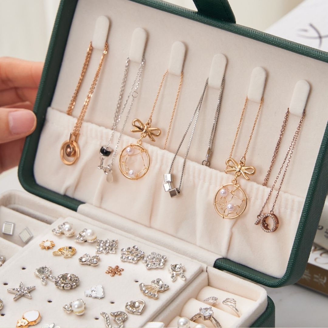 Utopi Leather Jewelry Box for Travel S5 SKU 21038