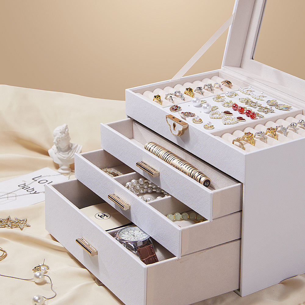 Large Four Layer Jewelry Box SKU 21105