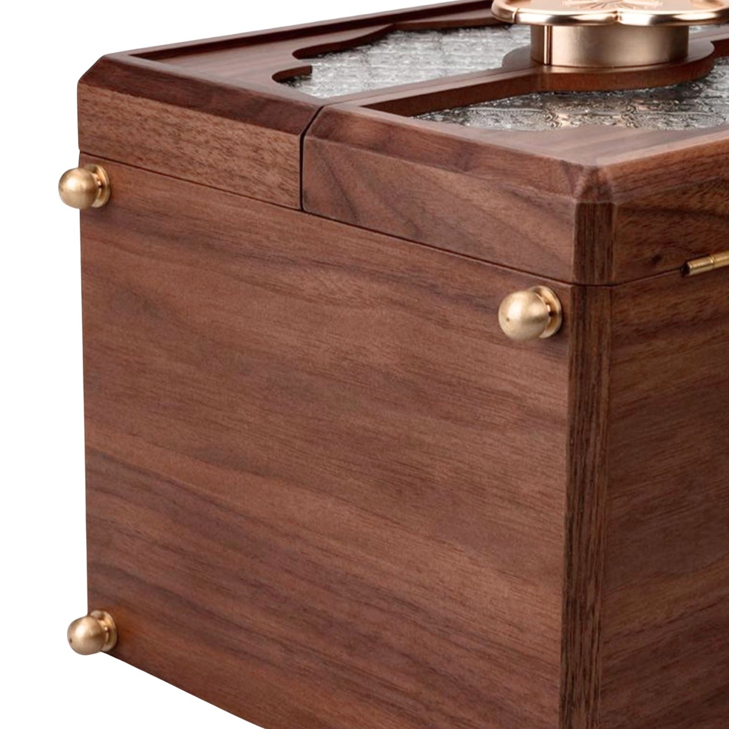 Cabinet Style Wooden Jewelry Box with Lock SKU 21137