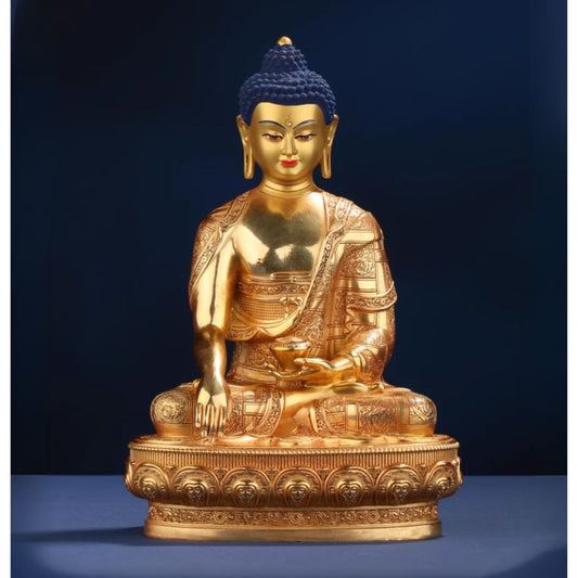 Shakyamuni Buddha Statue Brass Made 33007
