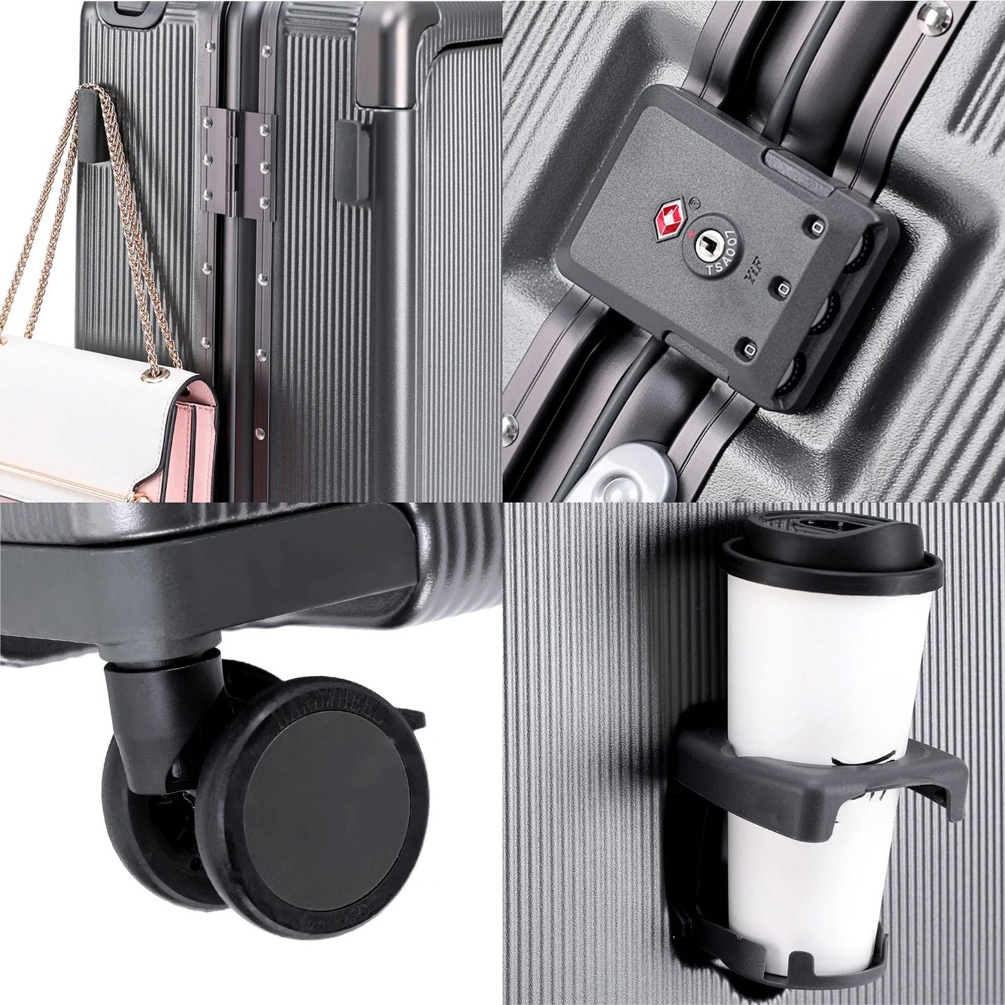 PC 20 24 26 Inch Carry-On and Checked Luggage SKU 85004