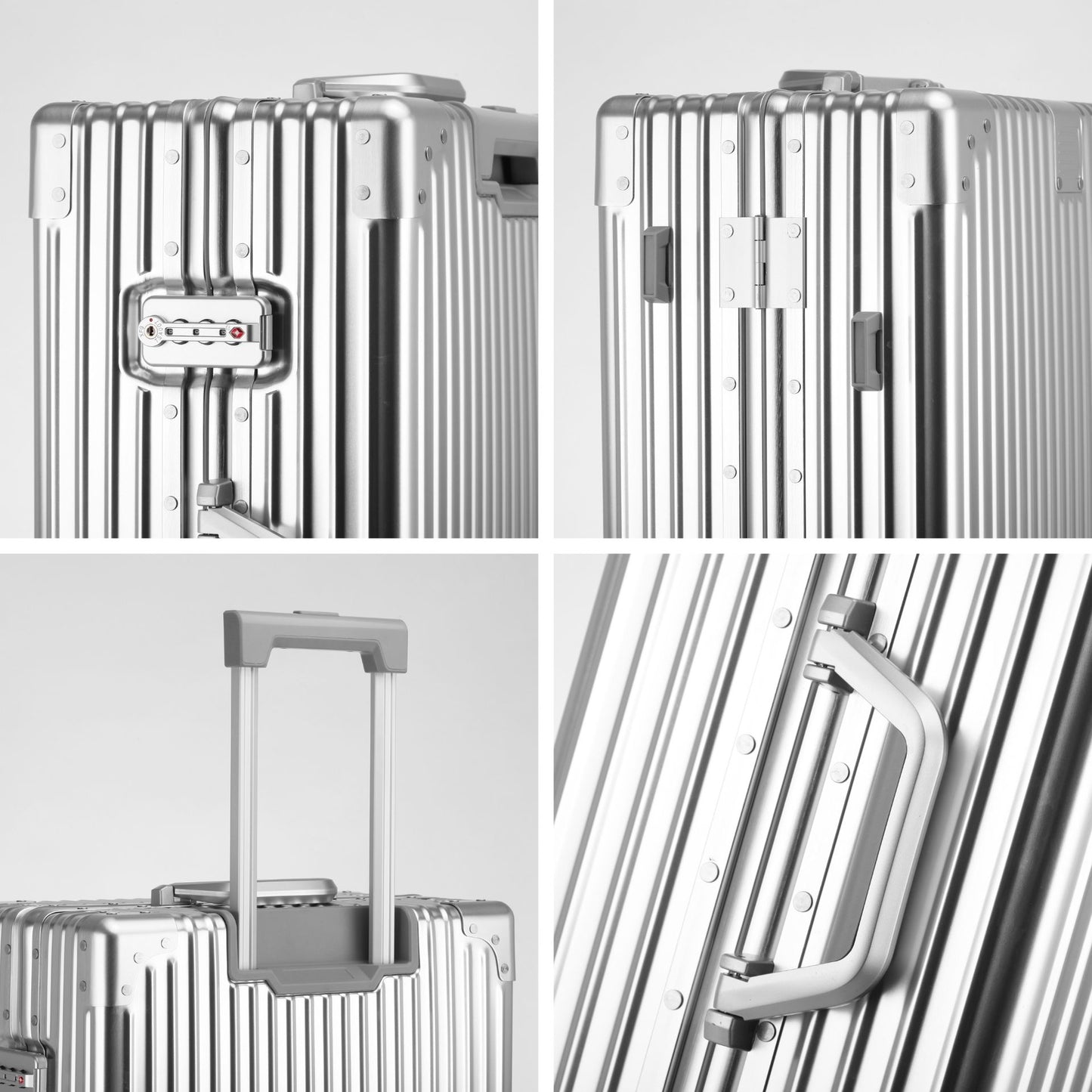 Aluminum Carry-On and Checked Luggage 20/24/26/29 inch SKU 85005