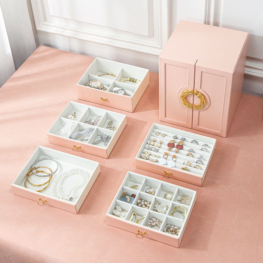 Jewelry Box Chest with Five Drawers for Women SKU 21091