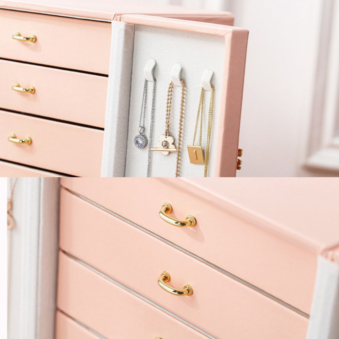 Jewelry Box Chest with Five Drawers for Women SKU 21091