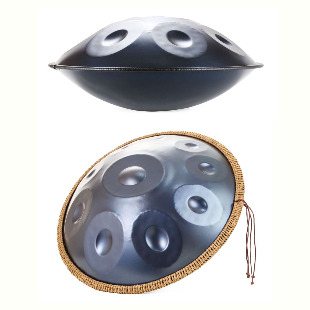 22 Inch 10 Note Handpan Drum in D Minor with Stand SKU 66005
