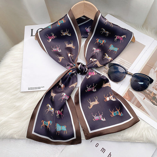 100% Mulberry Silk Scarf 57 x 6 Inches 88013