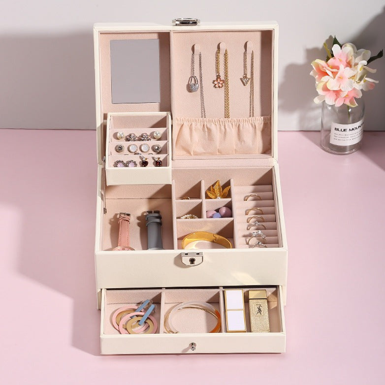 Luvarie Jewelry Box with Mirror and Lock SKU 21019