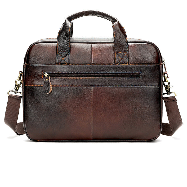 Leather Messenger Laptop Shoulder Bag for Men 82020