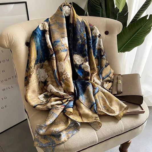 Art Silk Scarf 70 x 35 Inches 88022