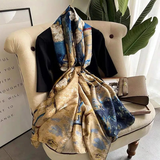 Art Silk Scarf 70 x 35 Inches 88022