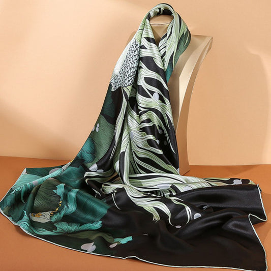 100% Mulberry Silk Scarf 43 x 43 Inches 88011