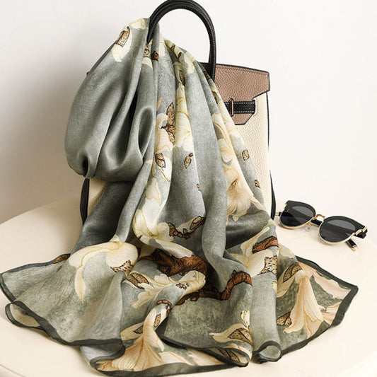 100% Mulberry Silk Scarf 70 x 25 Inches 88016
