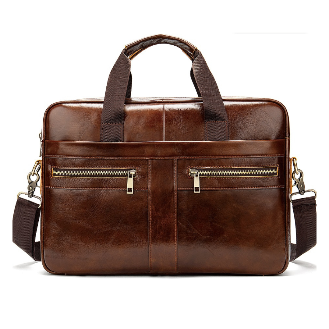 Leather Messenger Laptop Shoulder Bag for Men 82021