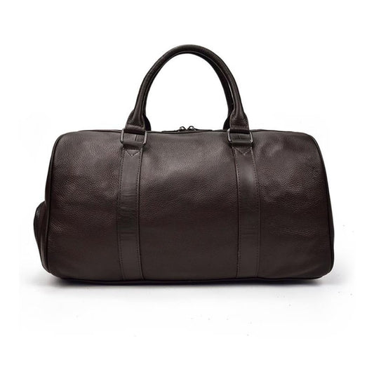Large Leather Travel Duffle Bag 82003