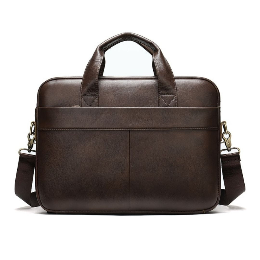 Leather Messenger Laptop Shoulder Bag for Men 82020