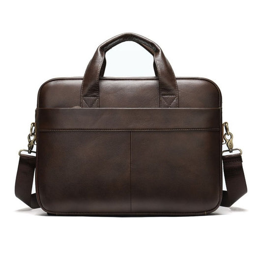 Leather Messenger Laptop Shoulder Bag for Men 82020