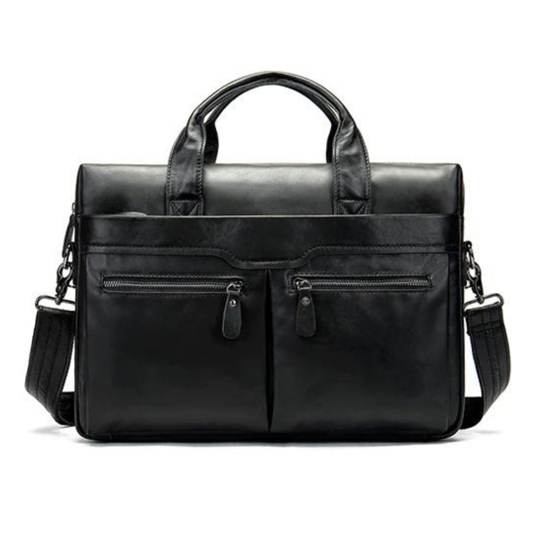 Leather Messenger Laptop Shoulder Bag for Men 82030