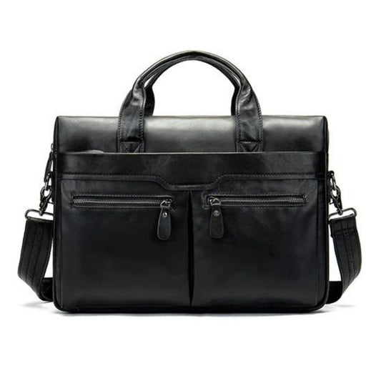 Leather Messenger Laptop Shoulder Bag for Men 82030