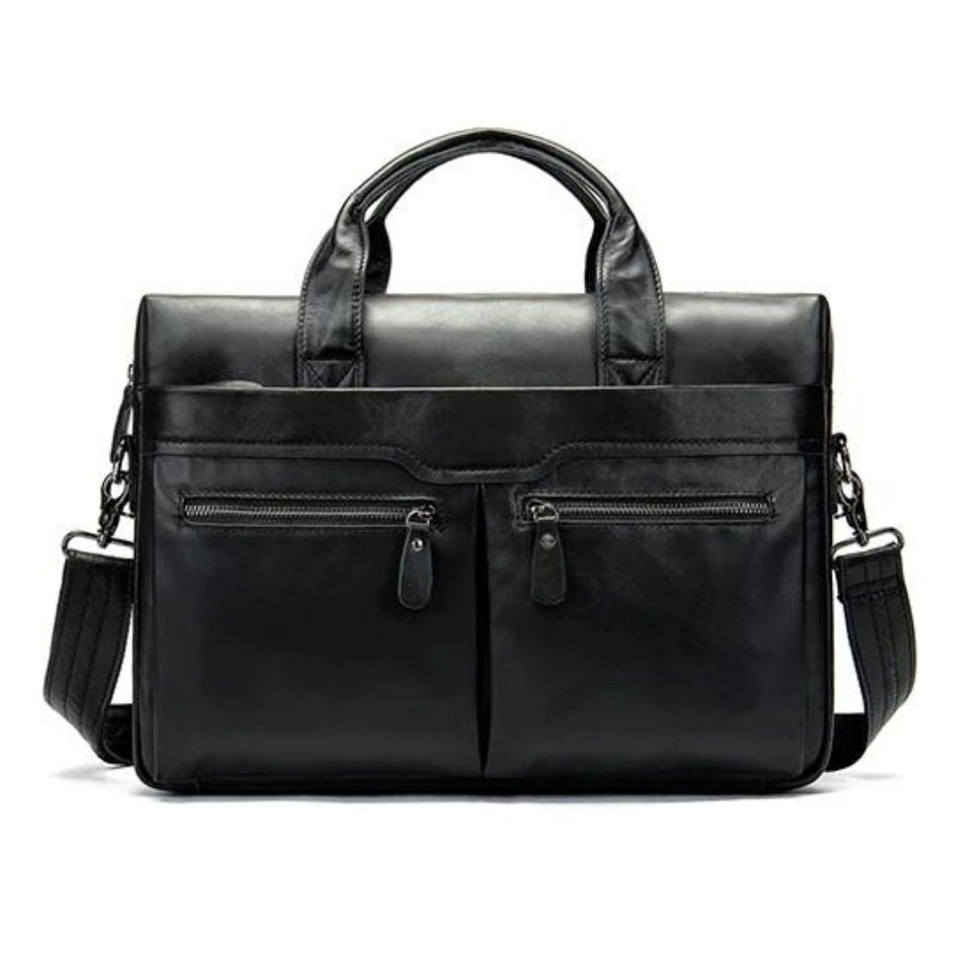 Leather Messenger Laptop Shoulder Bag for Men 82030