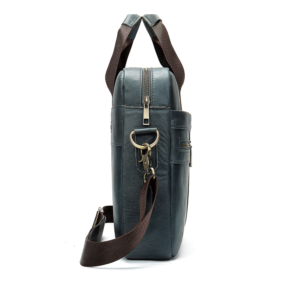 Leather Messenger Laptop Shoulder Bag for Men 82021