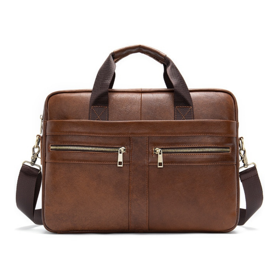 Leather Messenger Laptop Shoulder Bag for Men 82021