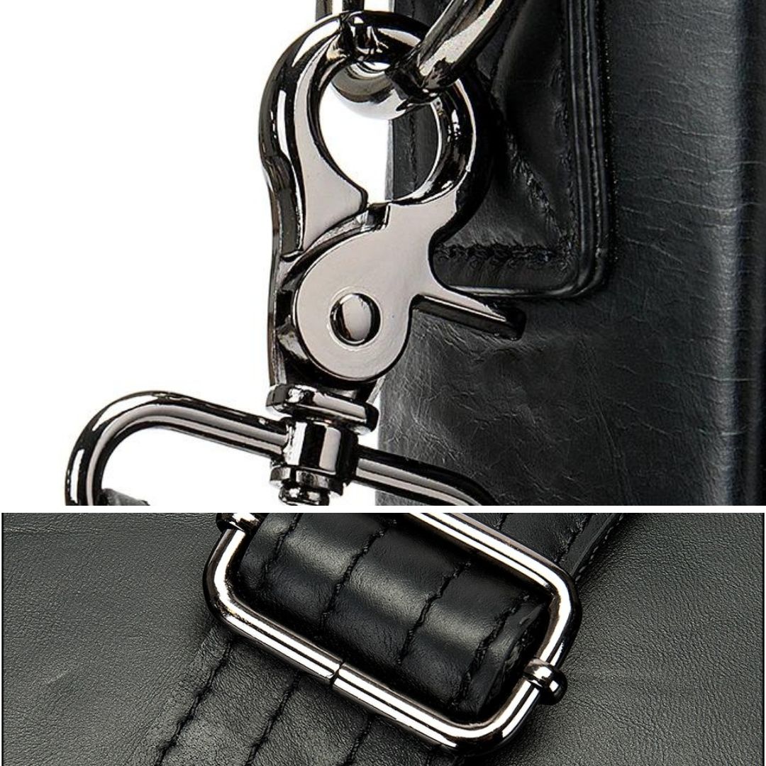 Leather Messenger Laptop Shoulder Bag for Men 82030