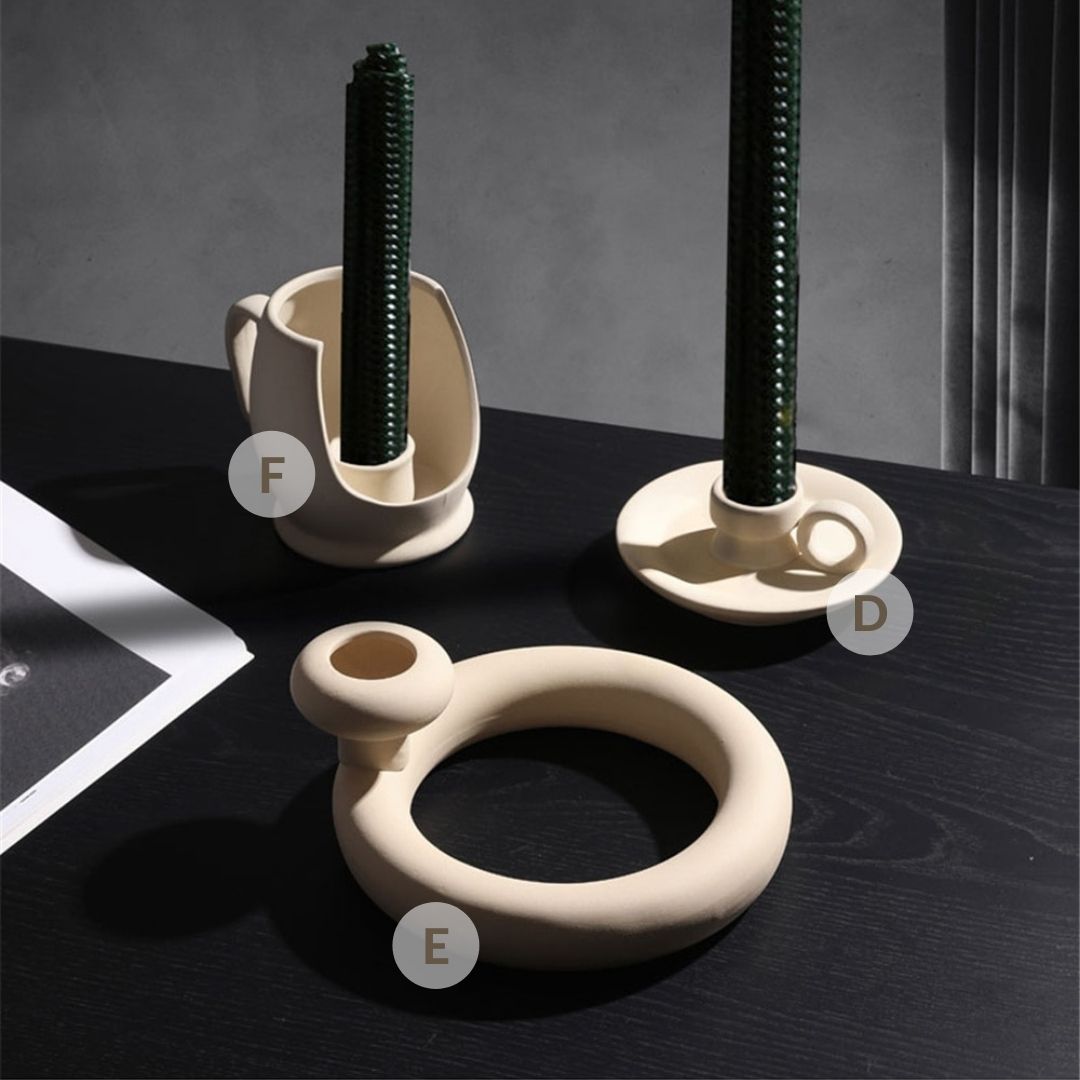 Nordic Ceramic Vases for Dried Flowers