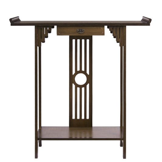 Rustic Bamboo Entryway Console Table SKU 35020