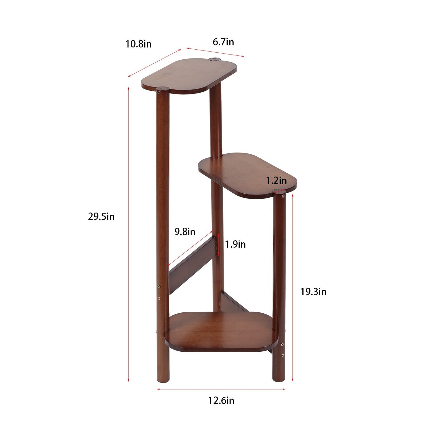 Solid Wood Plant Pot Stand for Indoor and Outdoor SKU 35007