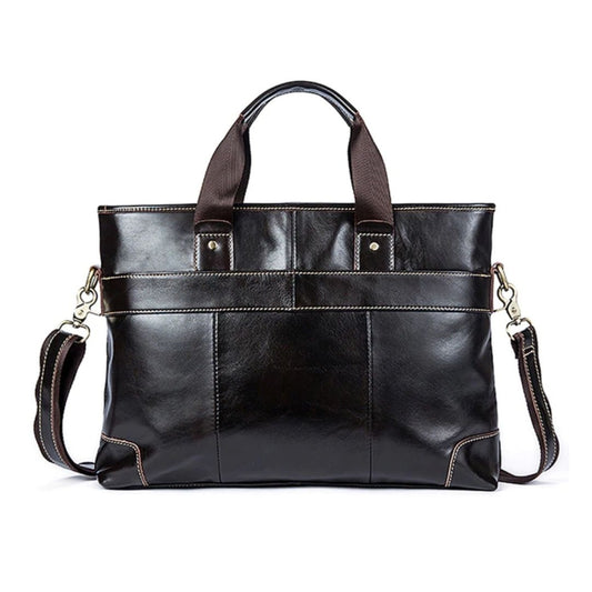 Leather Messenger Laptop Shoulder Bag for Men 82024