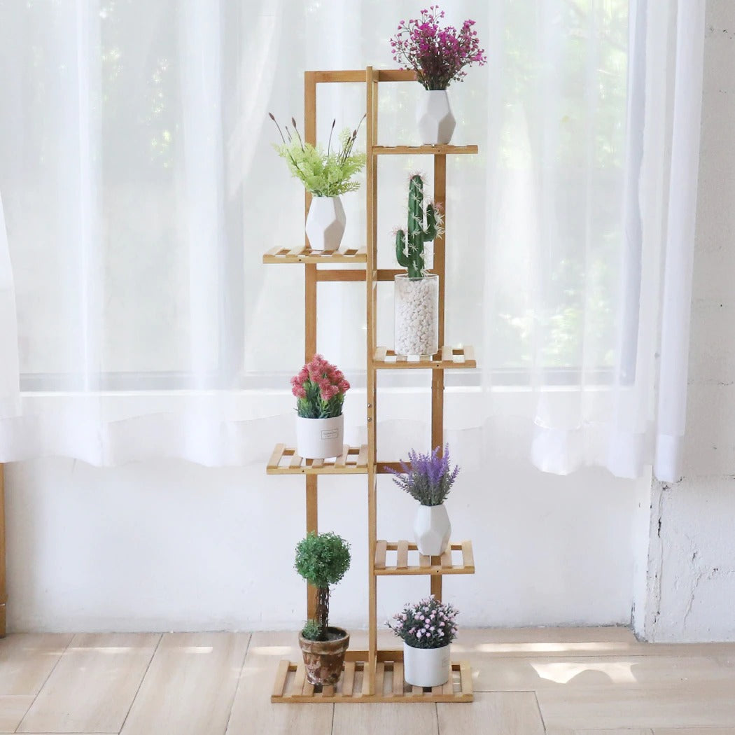 Bamboo Plant Pot Stand for Indoor and Outdoor SKU 35001