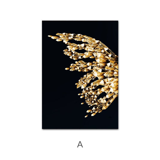 Butterfly Wings Art Print on Canvas