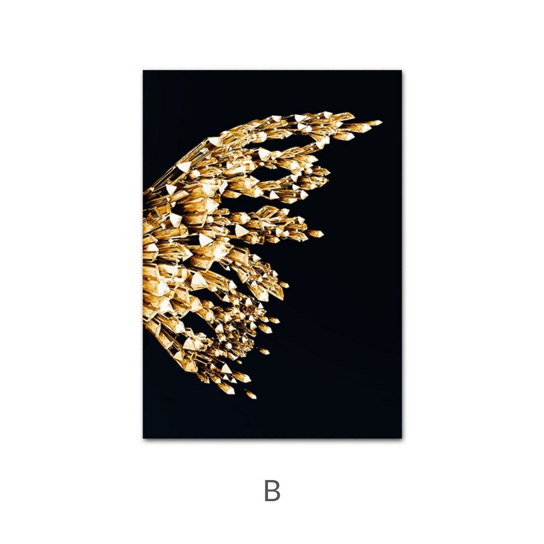 Butterfly Wings Art Print on Canvas