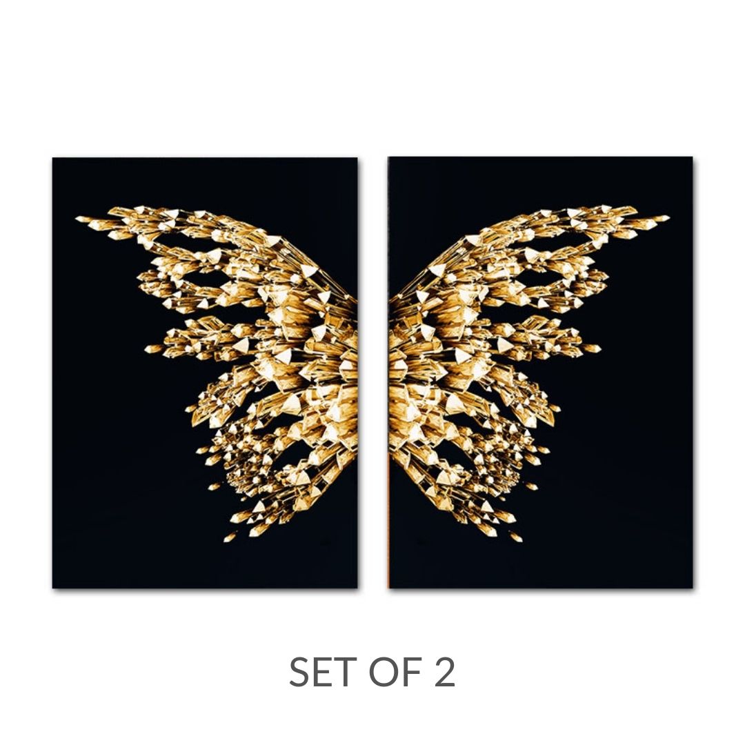 Butterfly Wings Art Print on Canvas