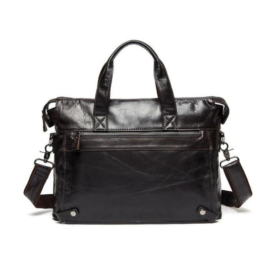 Leather Messenger Laptop Shoulder Bag for Men 82025